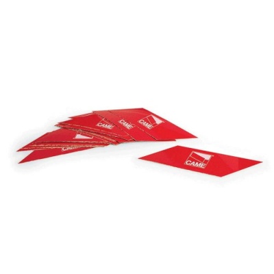 Came G02809 Package of n.20 Red adhesive refracting strips